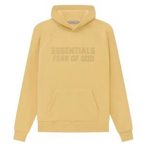 FEAR OF GOD ESSENTIALS HOODIE LIGHT TUSCAN